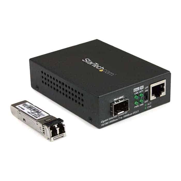 (image for) Fiber Optic to Gigabit Ethernet Converter from StarTech.com